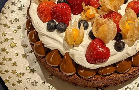 Torta de brownie