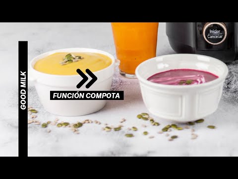 Función Compotas en Máquina para Leches Vegetales Good Milk
