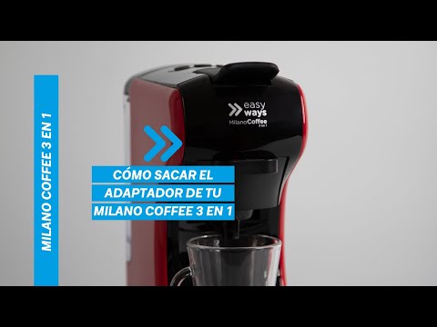 Qué hacer si no puedes sacar el adaptador de Milano Coffee 3 en 1