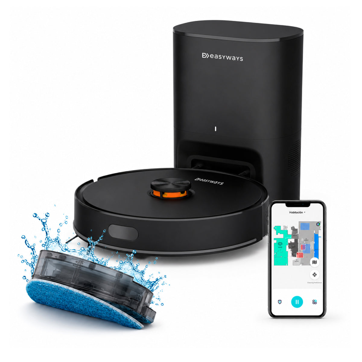 Aspiradora Robot SmartClean 360 Prime con Estación de Autovaciado