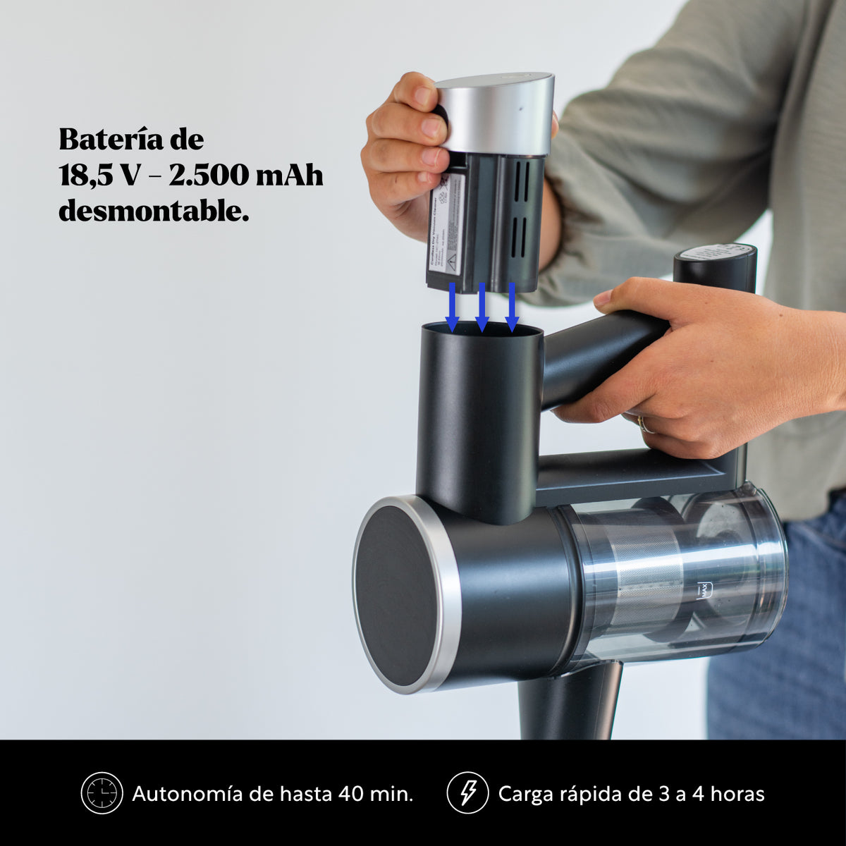Aspiradora Vertical Inalámbrica Cyclone Lite EasyWays