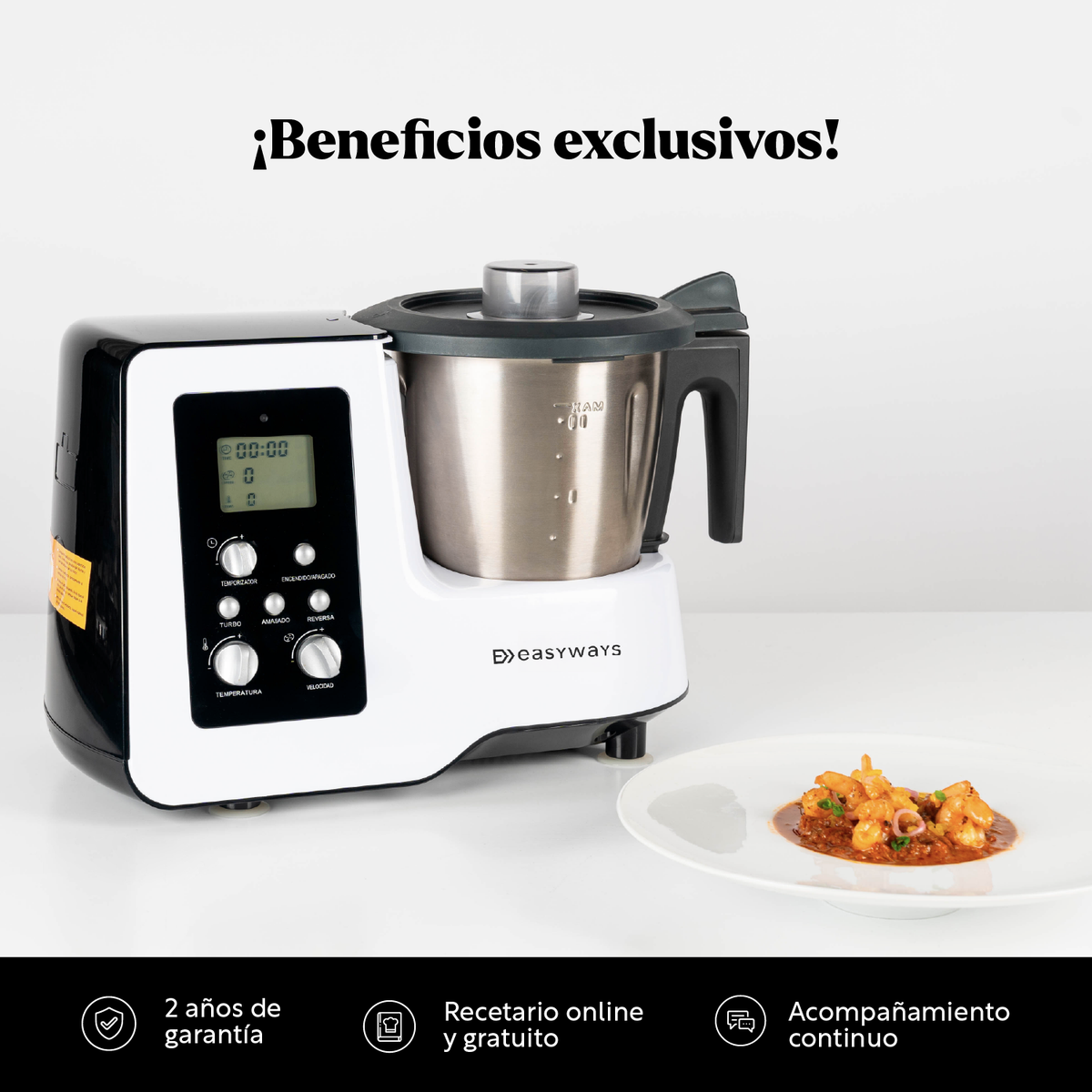 Robot de Cocina Kitchen Pro 2 L EasyWays