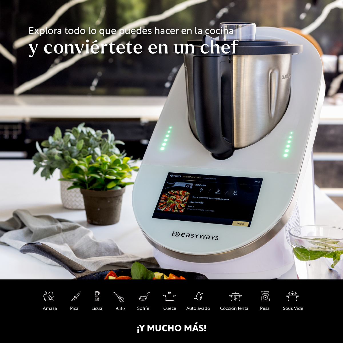 Robot de Cocina Kitchen Super Connect 2 L EasyWays