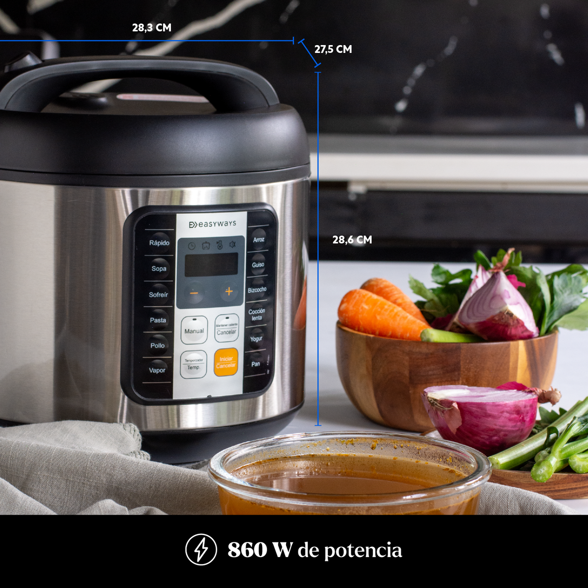 Olla Eléctrica Multifuncional MultiCooker Pro 5,5 L EasyWays
