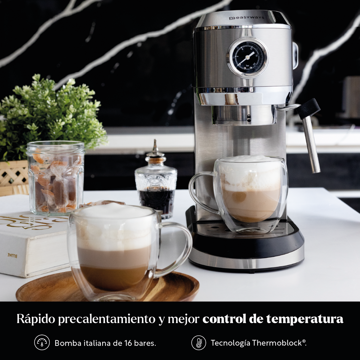 Cafetera Cápsulas Espresso Verona Coffee 4 en 1 EasyWays