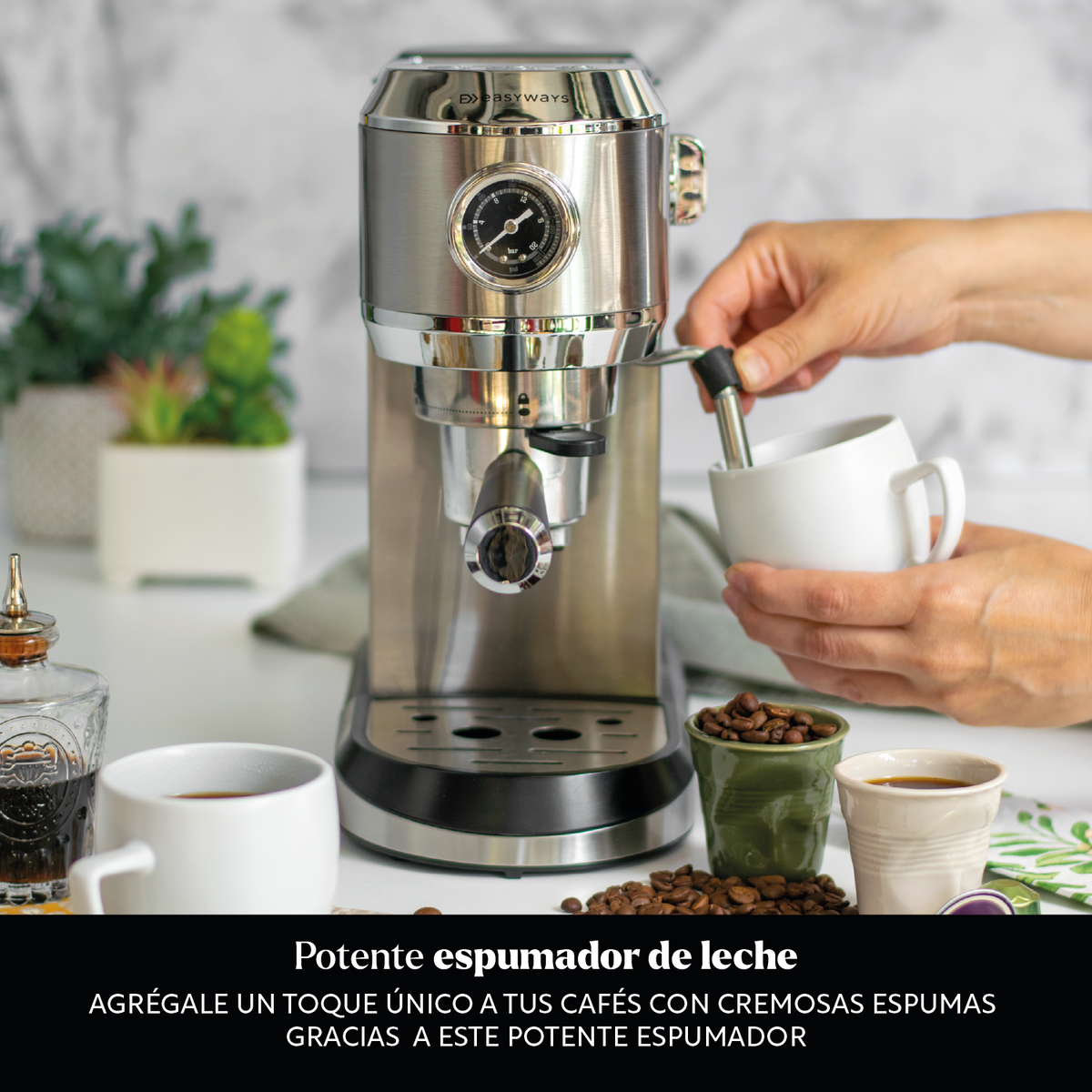 Cafetera Cápsulas Espresso Verona Coffee 4 en 1 EasyWays