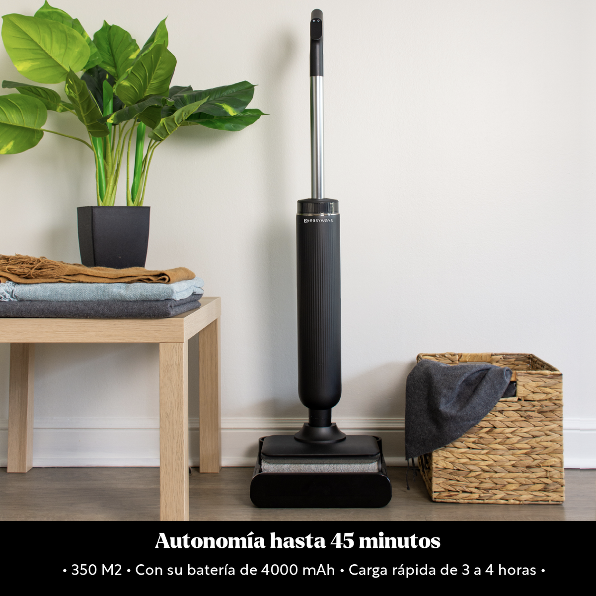 Aspiradora Vertical Inalámbrica Trapea HydroSweep EasyWays