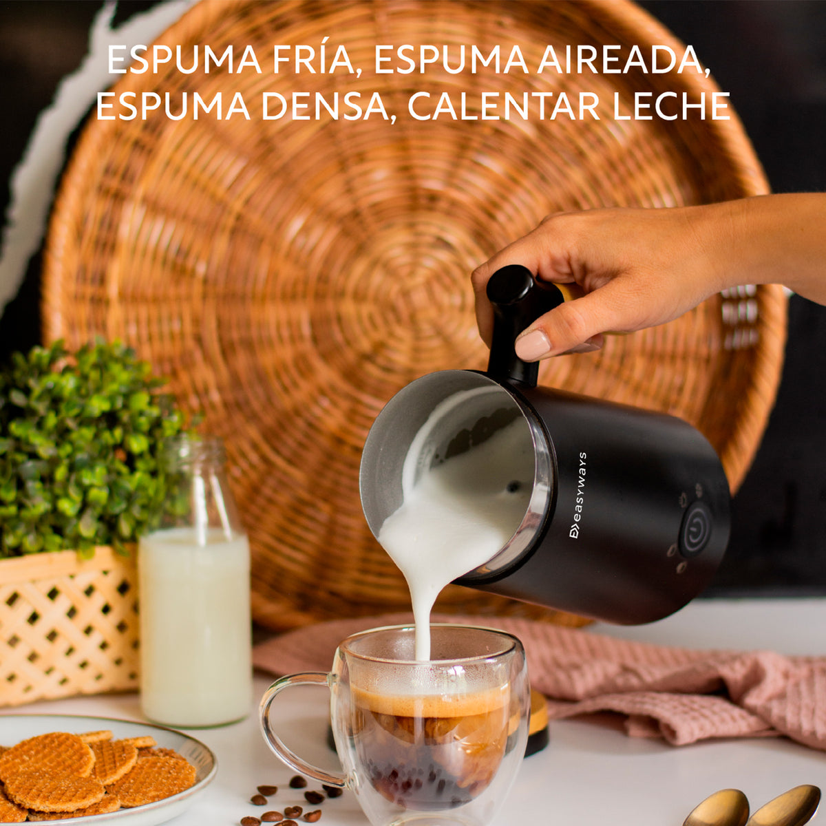 Espumador de Leche Eléctrico Milano Milk EasyWays