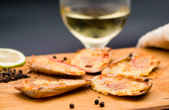 Machas a la parmesana