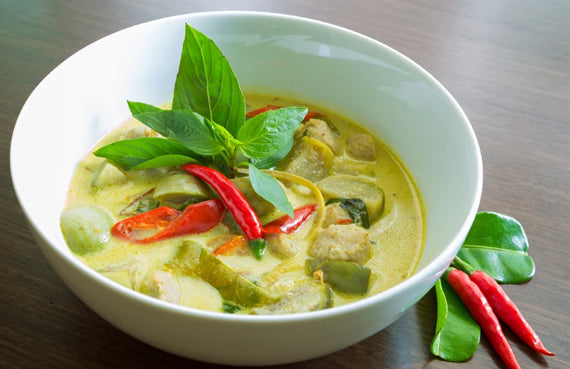 Curry verde a presión