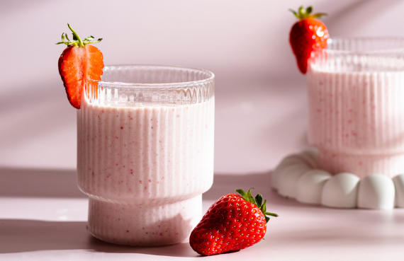 Batido de frutilla