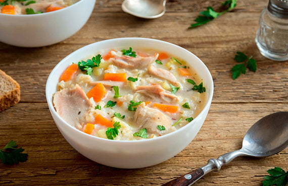 Carbonada de pollo a presión