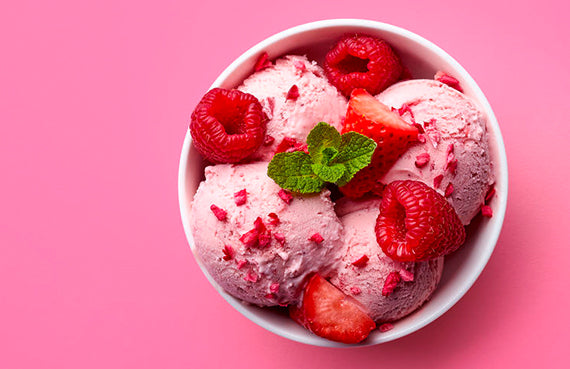 Helado de yogur de frutilla (MultiBread 2021)