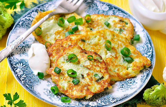 Croquetas de coliflor, brócoli y parmesano