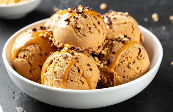 Helado de caramelo