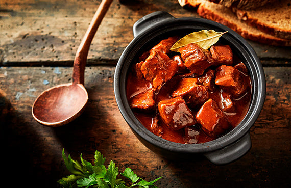 Goulash húngaro a presión