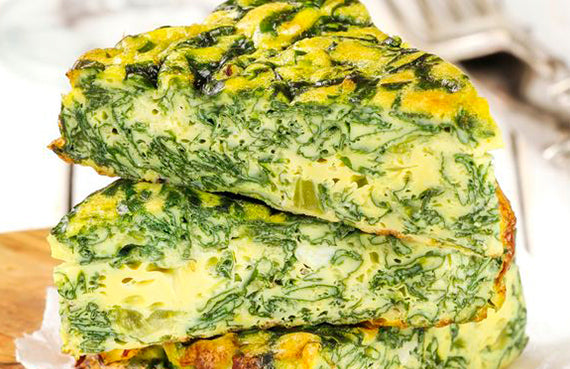 Tortilla de acelga a presión