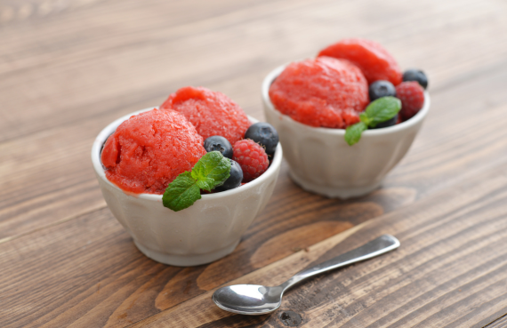 Sorbete frutilla
