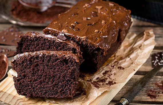 Queque de chocolate vegano