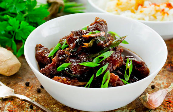 Carne Mongoliana a Presión