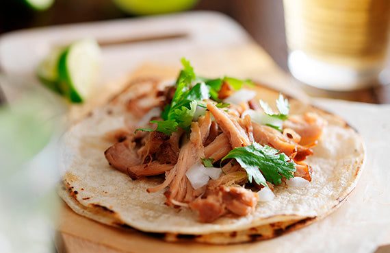 Cerdo desmenuzado para tacos a presión