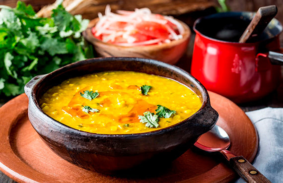 Porotos granados a presión