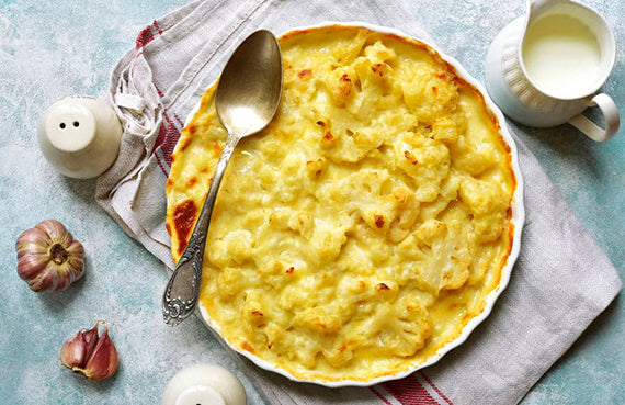 Budín de coliflor a presión