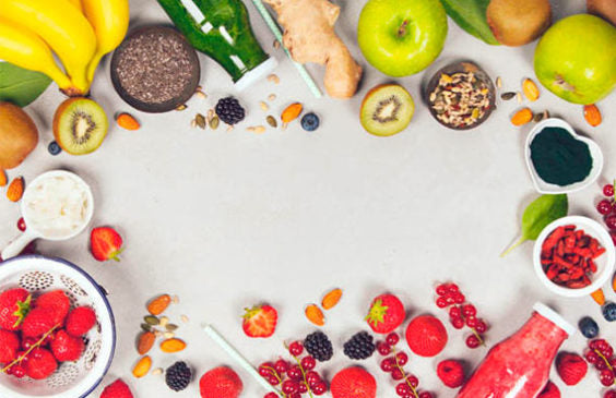 Jugo básico y superalimentos