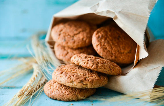 Galletas de mantequilla y frutas
