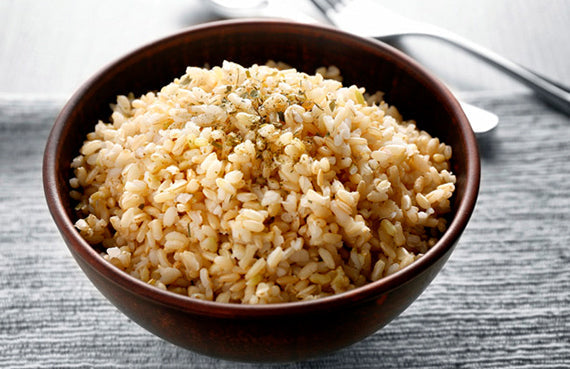 Arroz integral a presión