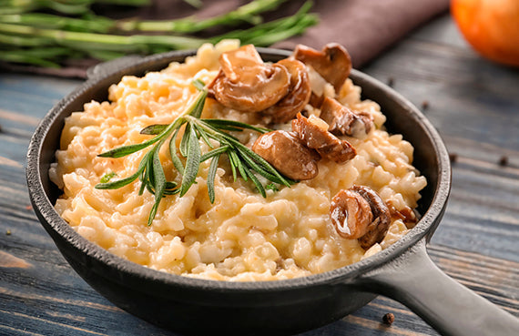 Risotto de mote a presión