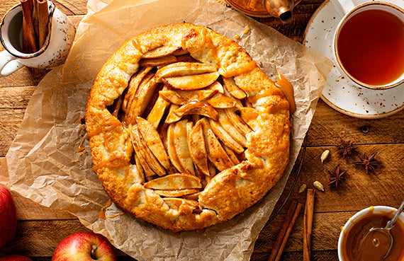 Galette de manzanas y canela