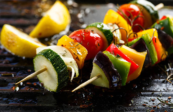 Anticuchos vegetarianos