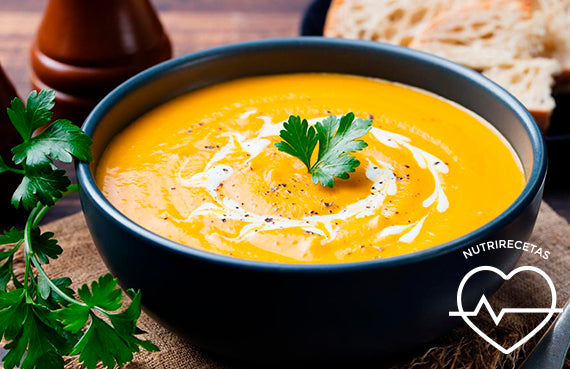 Crema de zapallo a la cúrcuma