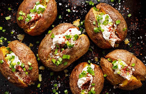 Jacket potatoes