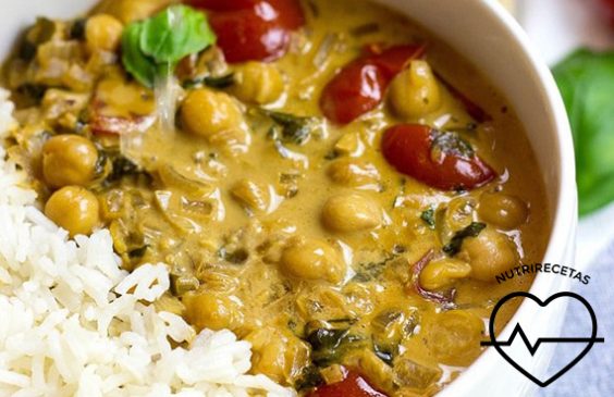 Curry de garbanzos