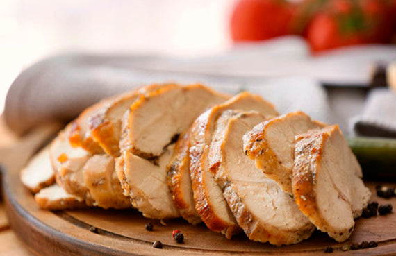Pechuga de pavo navideña a presión
