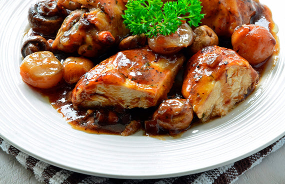 Coq Au Vin a presión