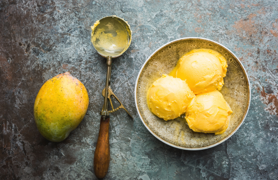 Sorbete de mango