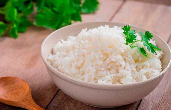 Arroz graneado a presión