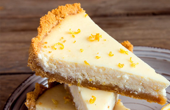 Cheesecake de limón con masa de pulpa