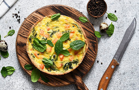 Tarta fría de salmón