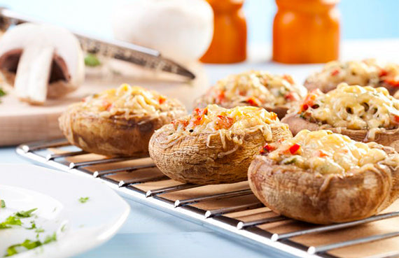 Champiñones rellenos