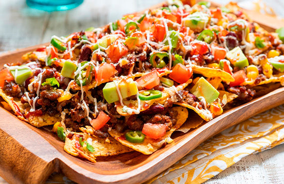 Nachos con carne