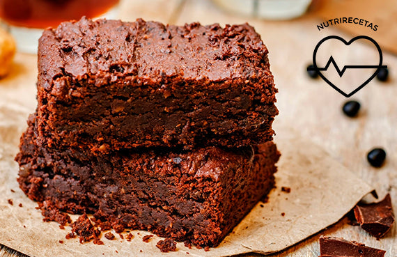 Brownie de porotos negros sin gluten