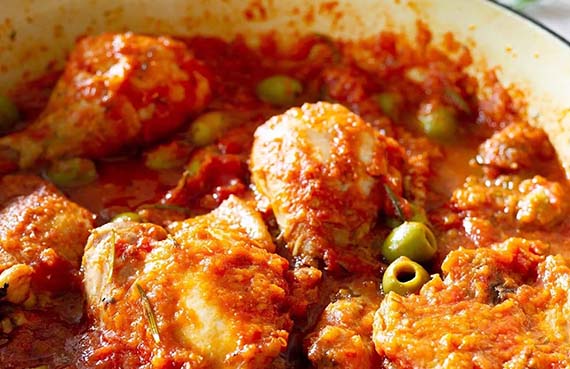 Pollo a la Cacciatora