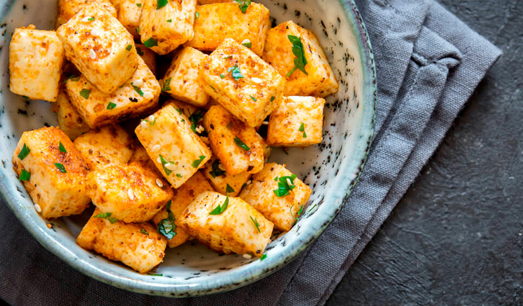 Tofu de garbanzos