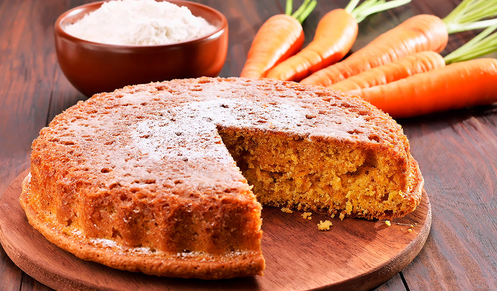 Carrot cake para diabéticos y celíacos