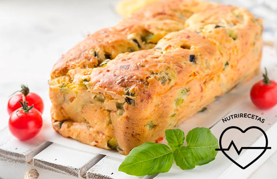 Queque salado sin gluten