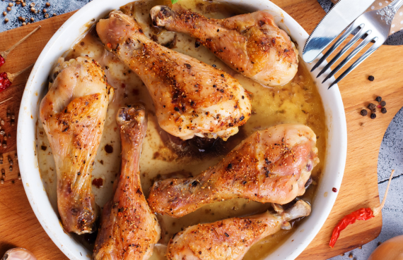 Pollo al cognac